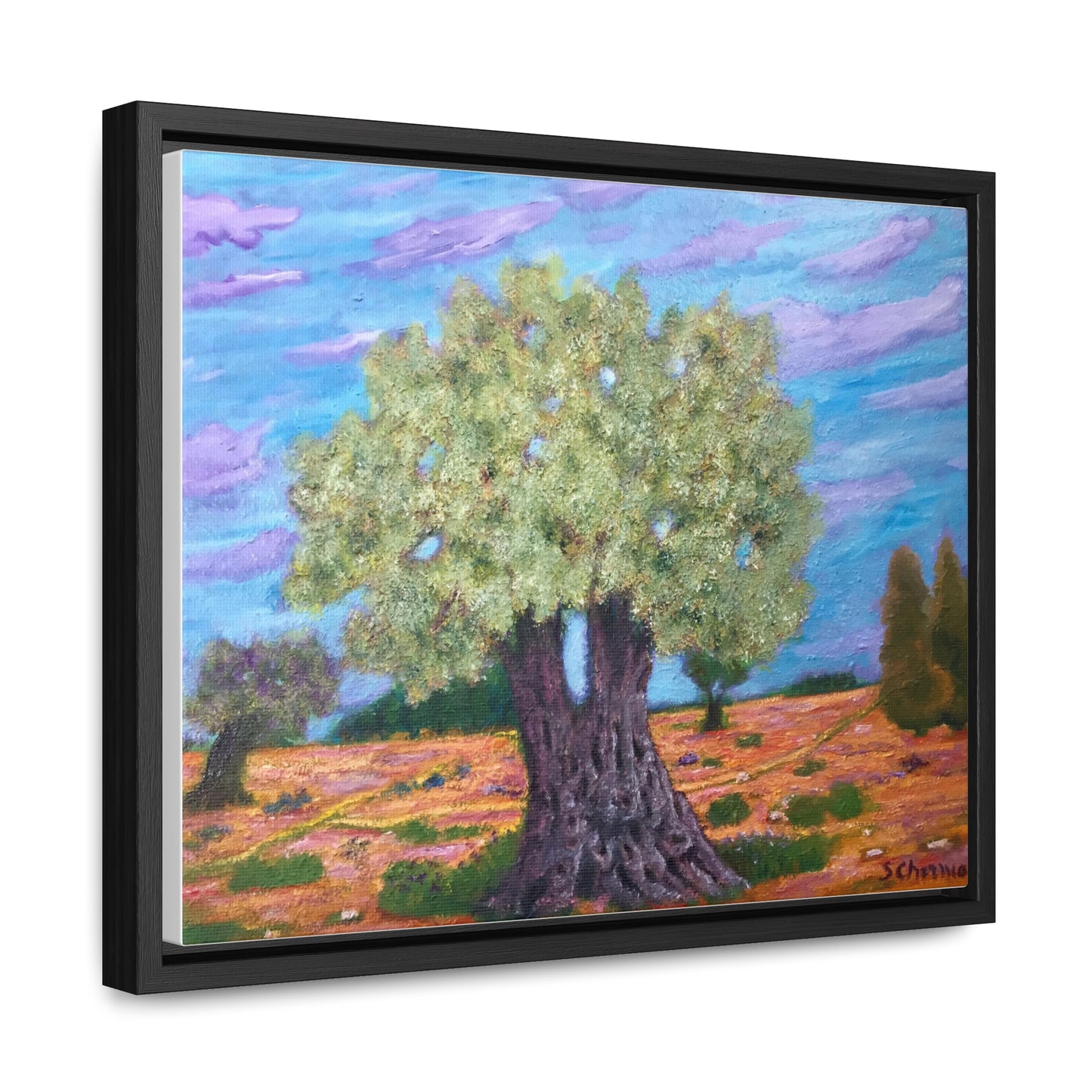 Sergio Cherniak olive tree print on canvas