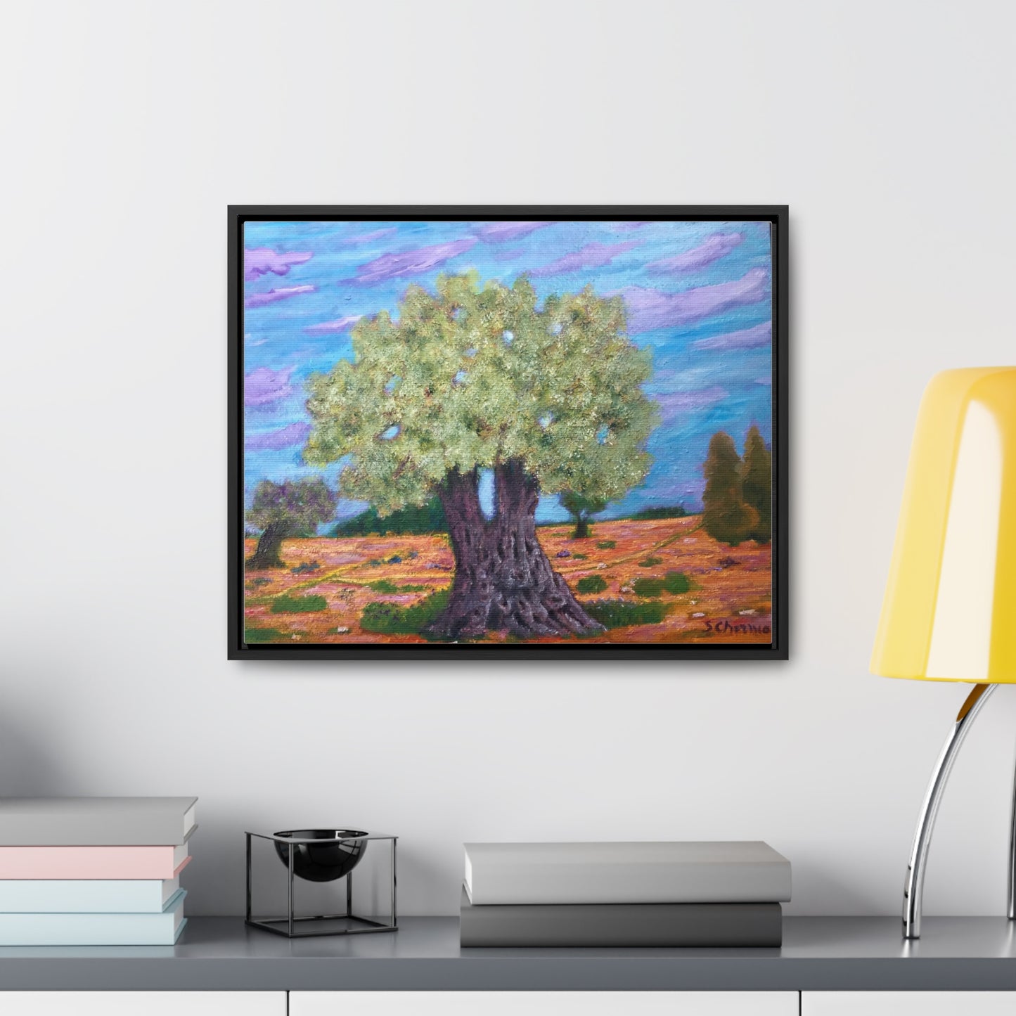 Sergio Cherniak olive tree print on canvas