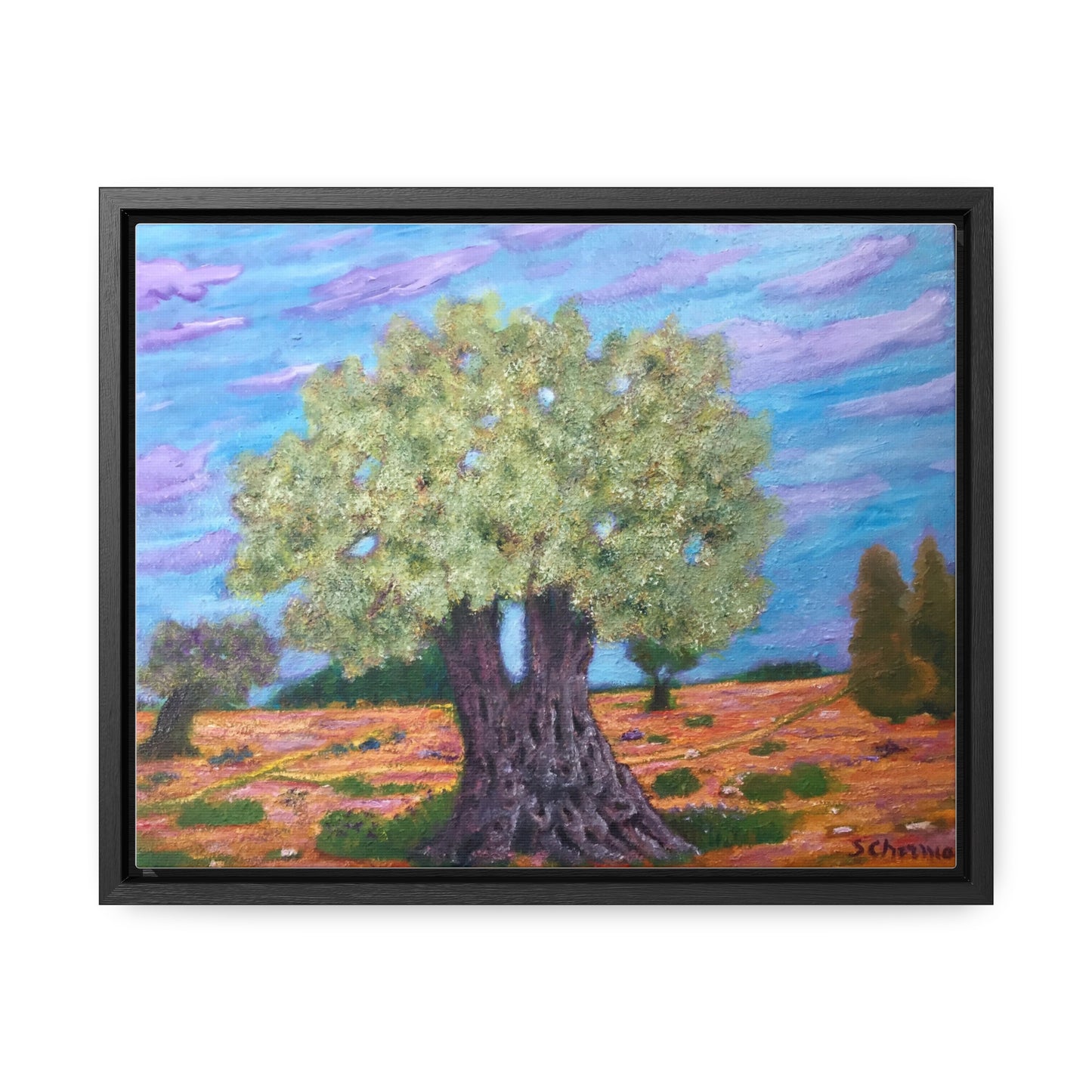 Sergio Cherniak olive tree print on canvas