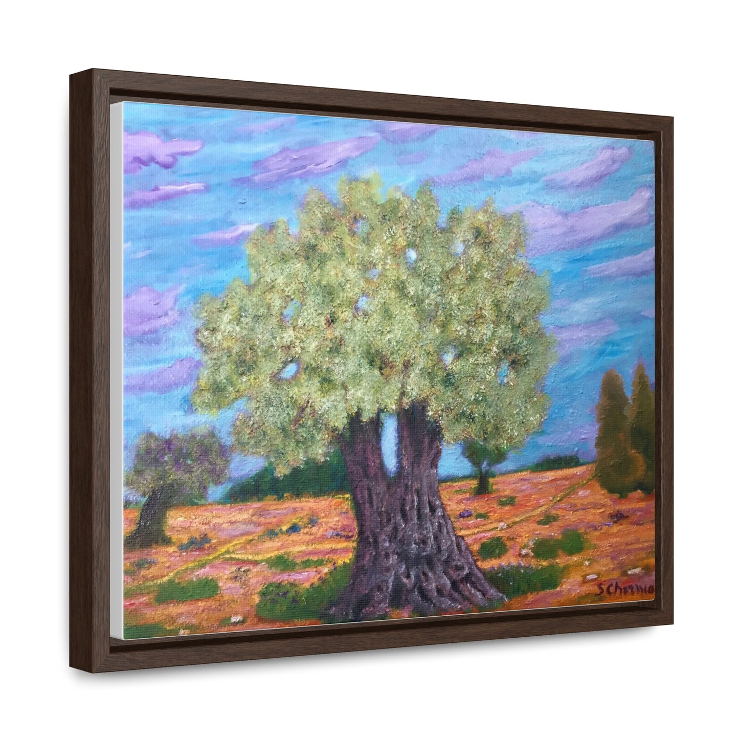 Sergio Cherniak olive tree print on canvas