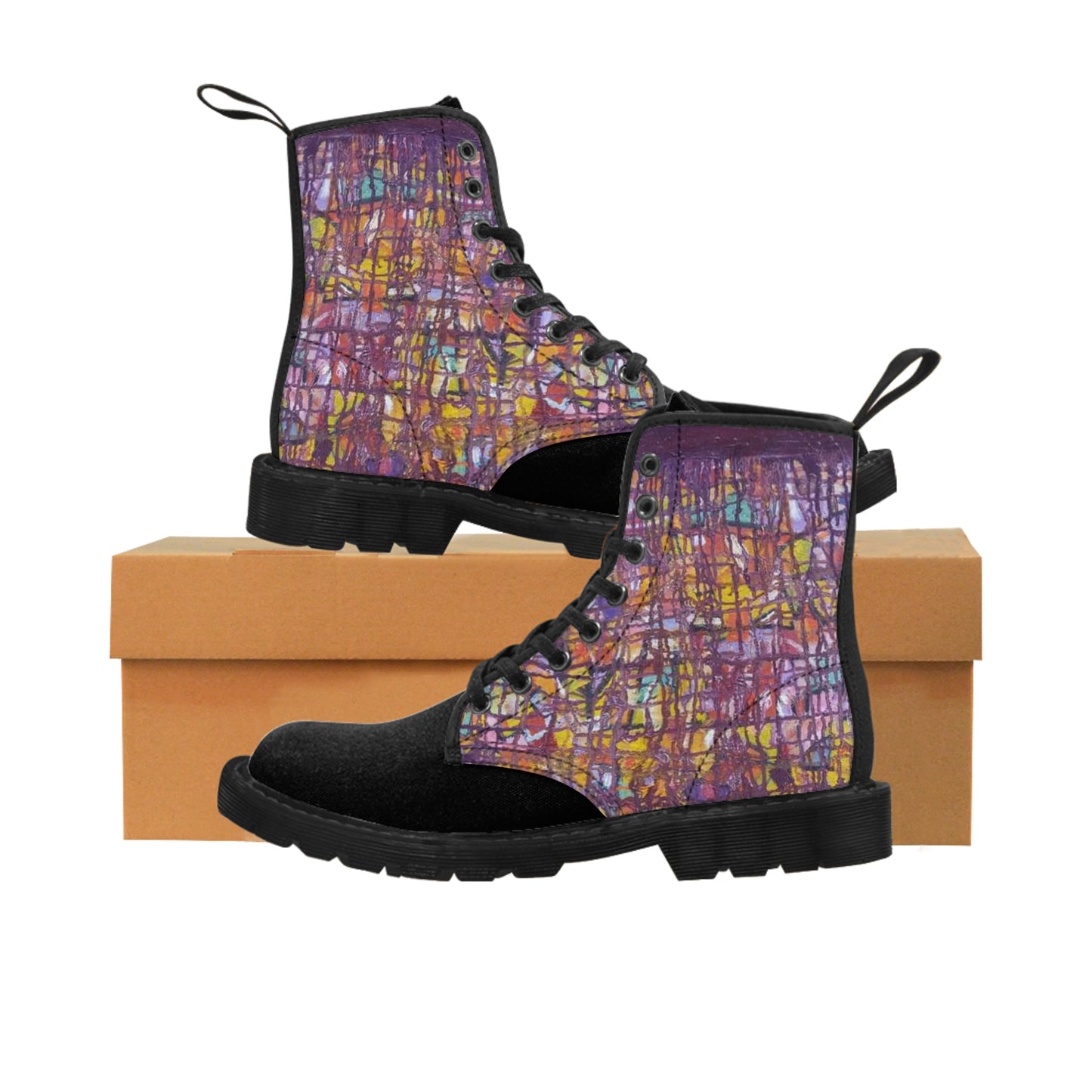 CHUCHU Men's Canvas Boots