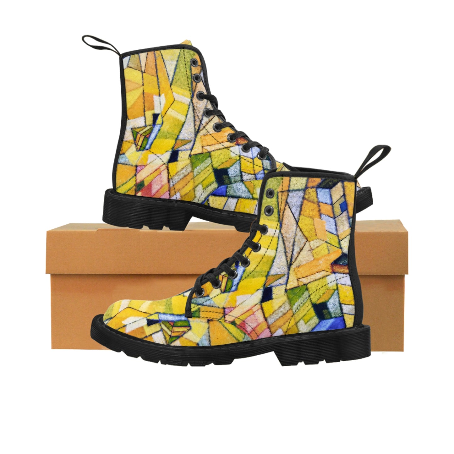 CHUCHU Men's Canvas Boots