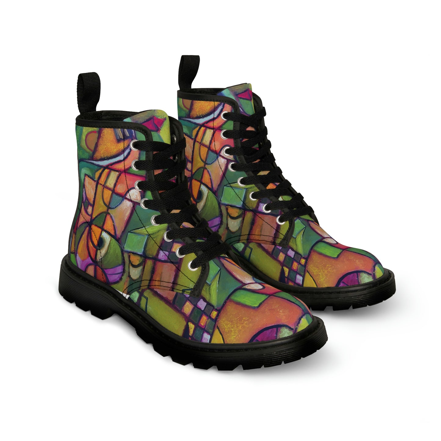 CHUCHU Men's Canvas Boots