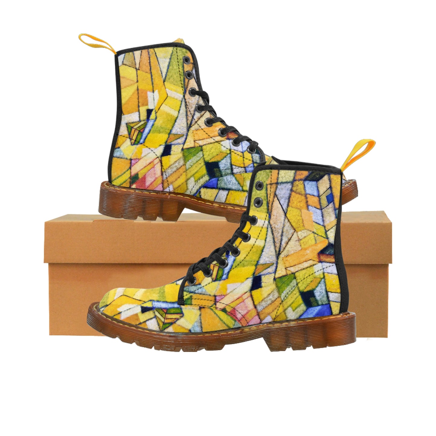 CHUCHU Men's Canvas Boots